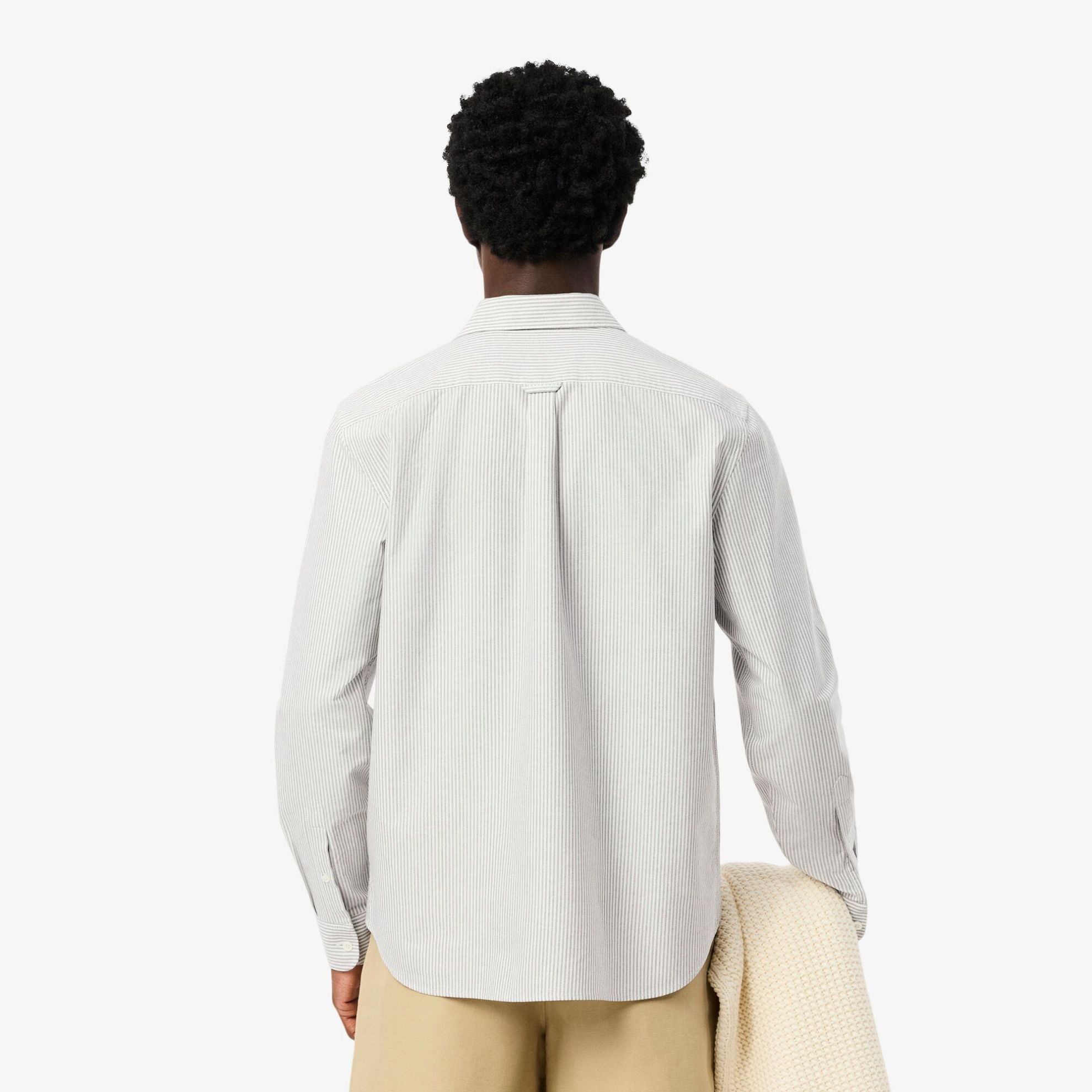Εικόνα της Ανδρικό Oxford Pocket Ριγέ Πουκάμισο Regular Fit