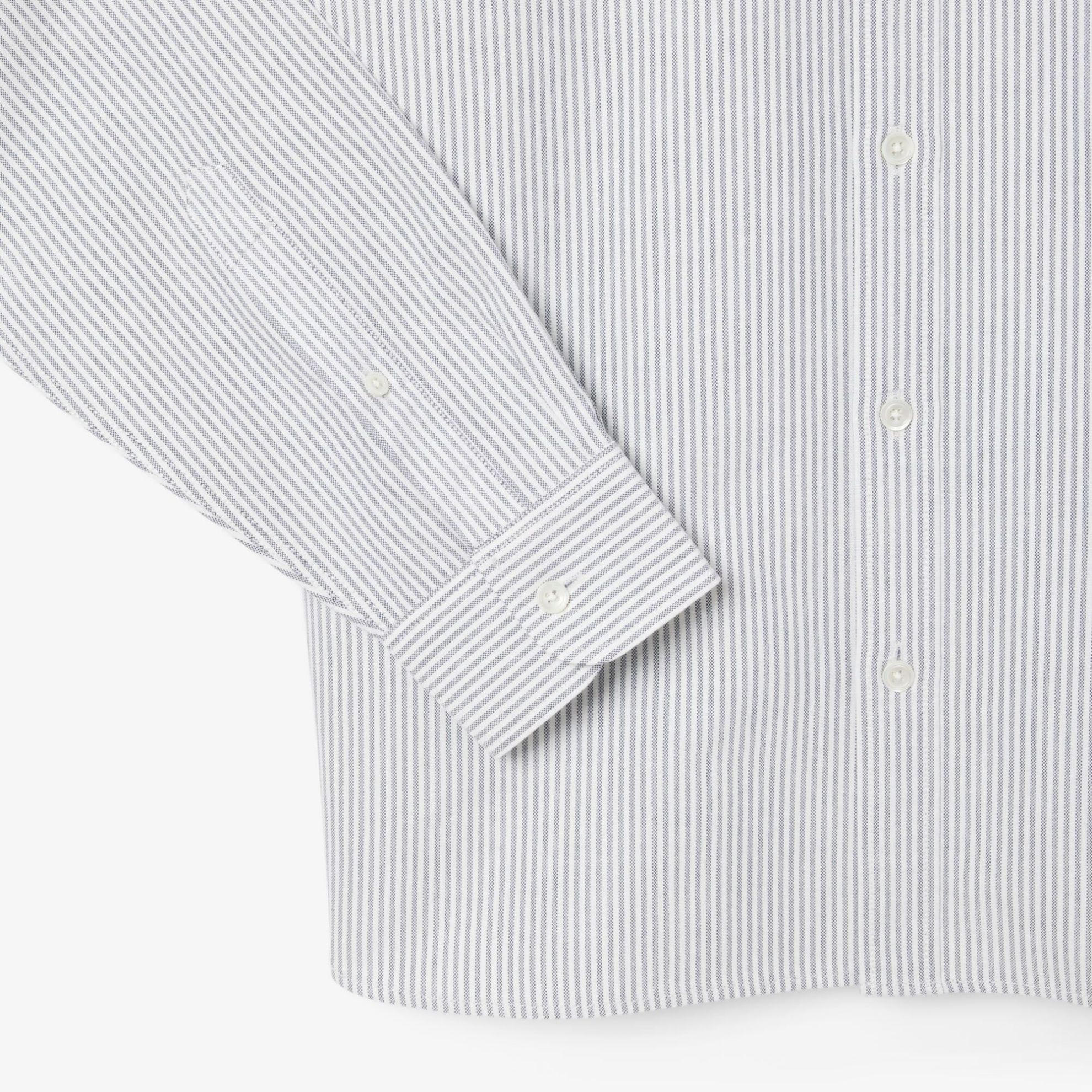 Εικόνα της Ανδρικό Oxford Pocket Ριγέ Πουκάμισο Regular Fit