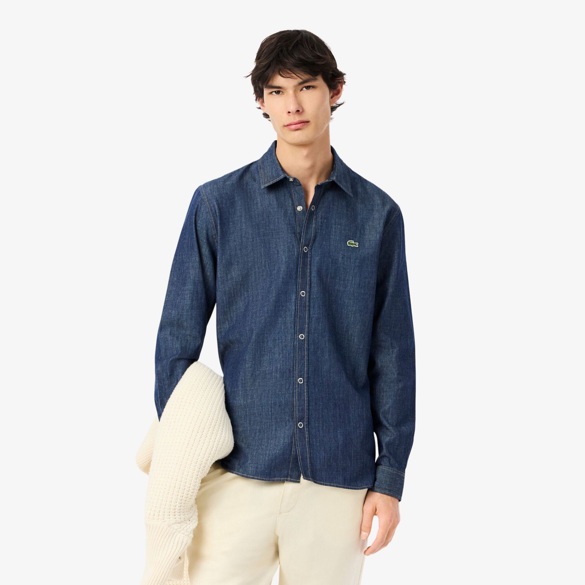 Εικόνα της Ανδρικό Lightweight Denim Πουκάμισο Regular Fit