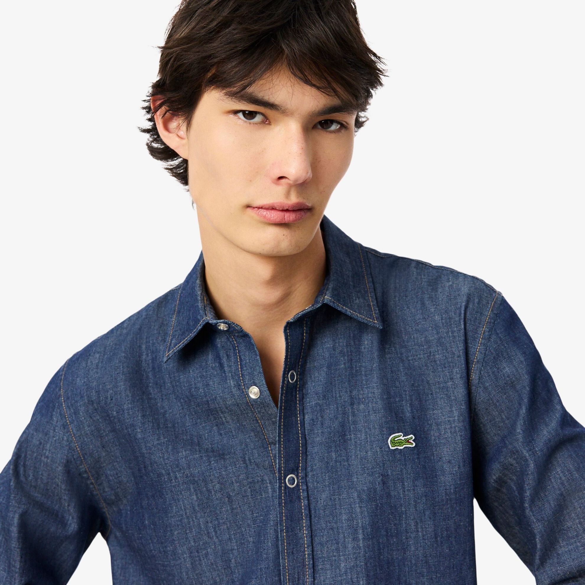 Εικόνα της Ανδρικό Lightweight Denim Πουκάμισο Regular Fit