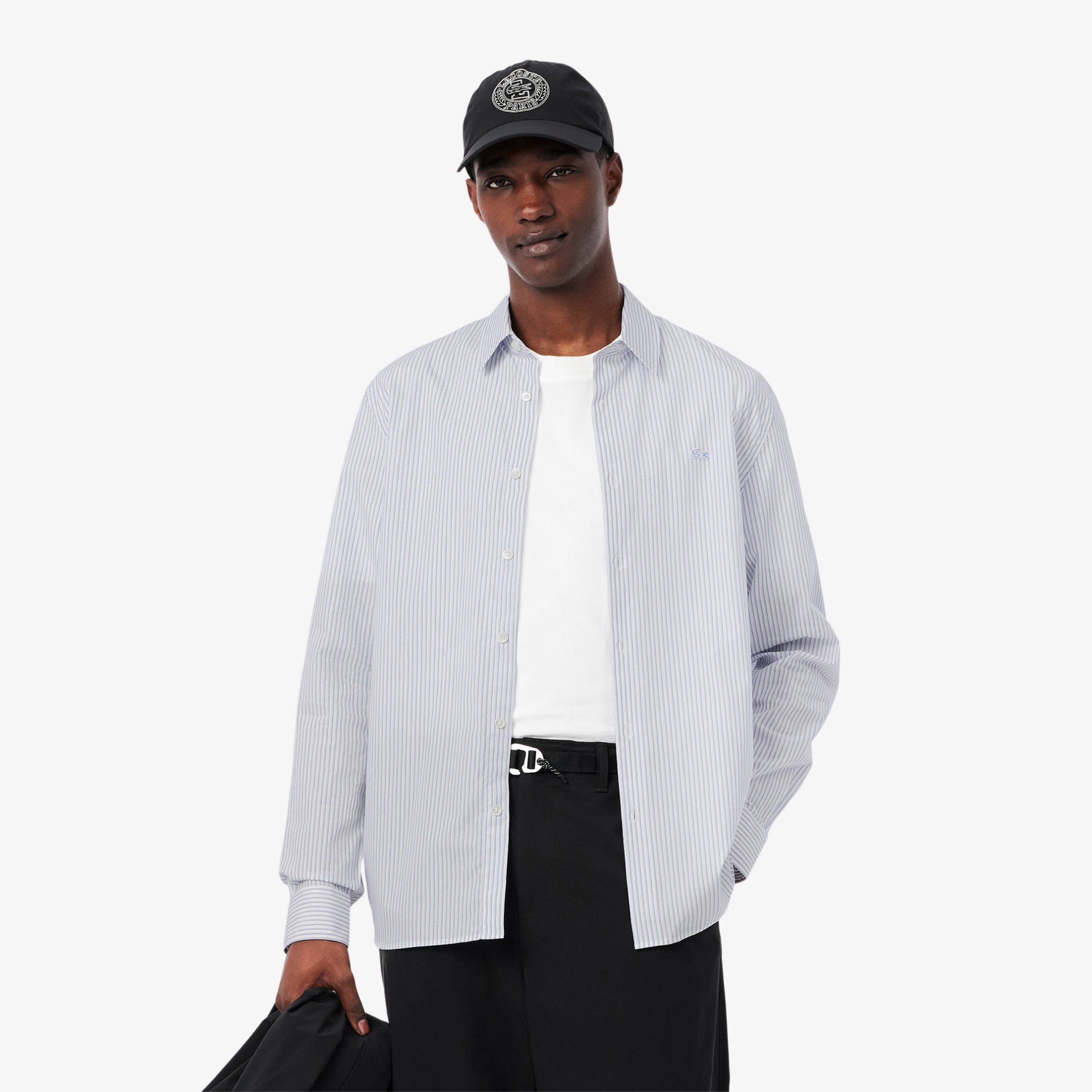 Εικόνα της Ανδρικό Ριγέ Poplin Πουκάμισο Regular Fit