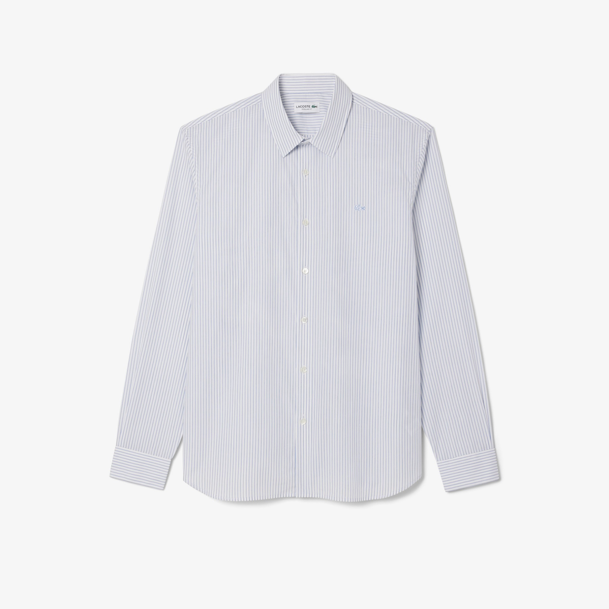 Εικόνα της Ανδρικό Ριγέ Poplin Πουκάμισο Regular Fit