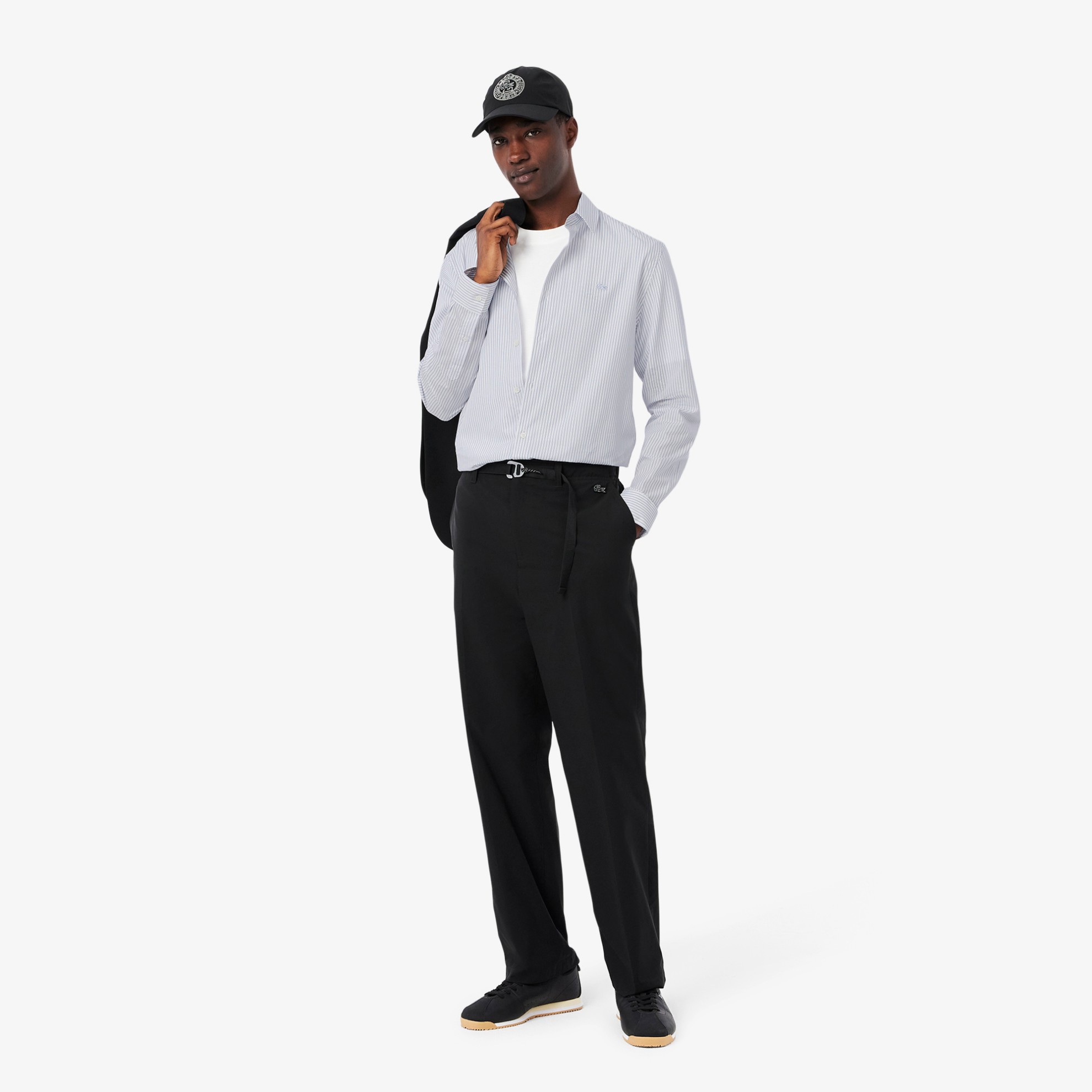 Εικόνα της Ανδρικό Ριγέ Poplin Πουκάμισο Regular Fit