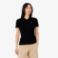 Εικόνα της Γυναικεία L.12.D Ribbed Cotton Polo Μπλούζα Slim Fit