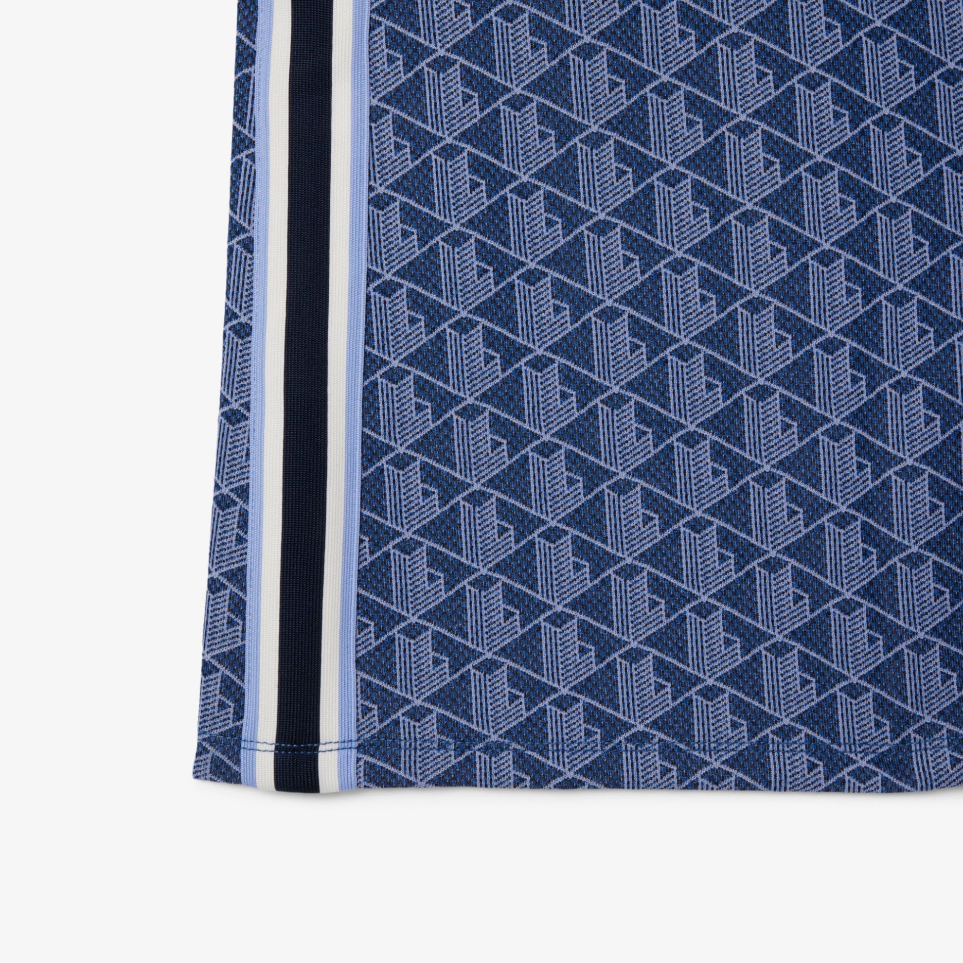 Εικόνα της Γυναικείο Monogram Jacquard Polo Φόρεμα Slim Fit