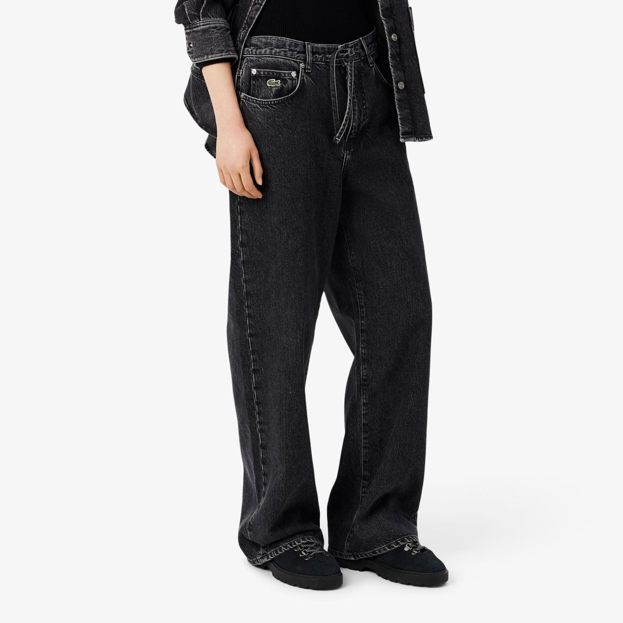 Εικόνα της Γυναικείο Wide Leg Denim Jeans