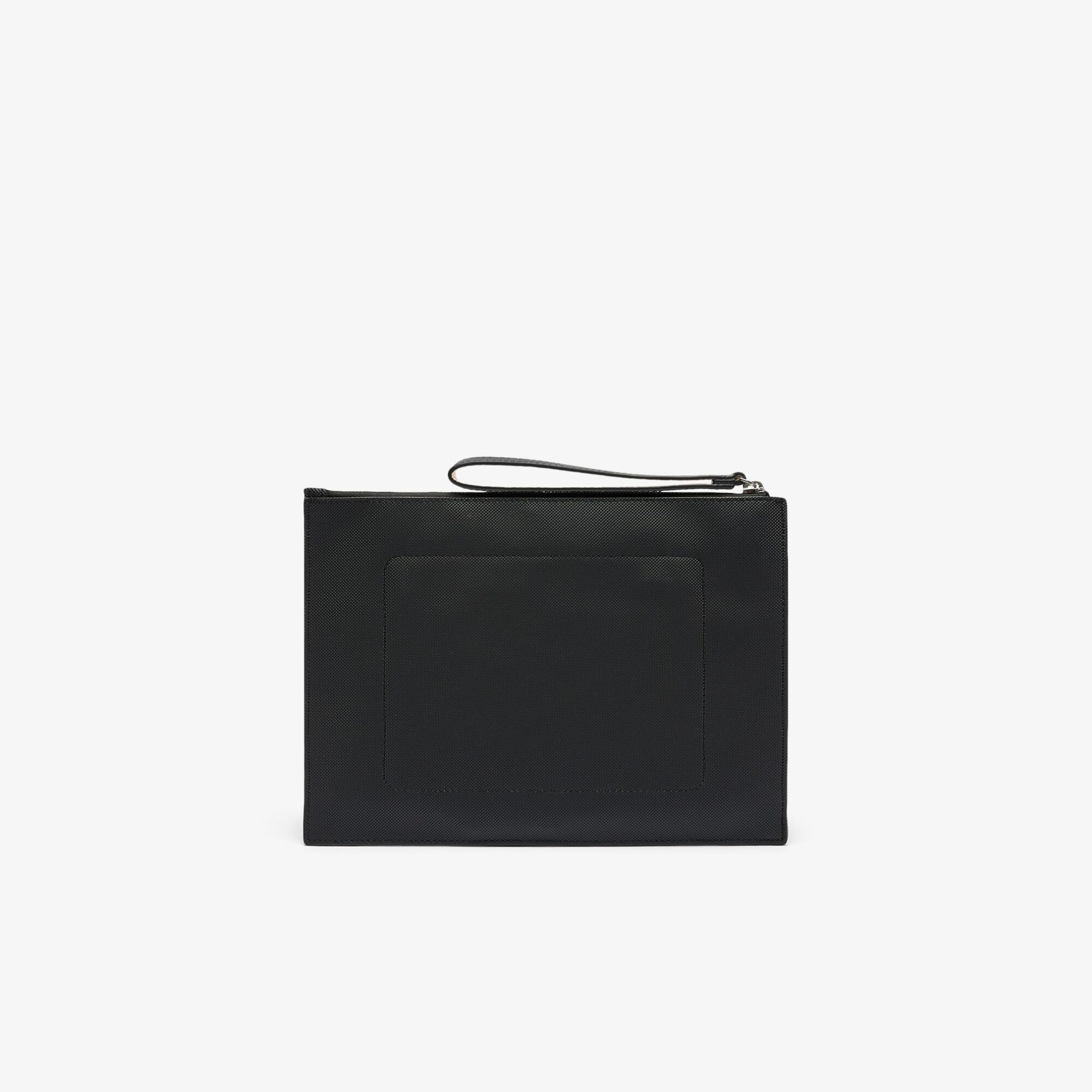 Εικόνα της Unisex Anna Coated Piqué Canvas Clutch με Φερμουάρ