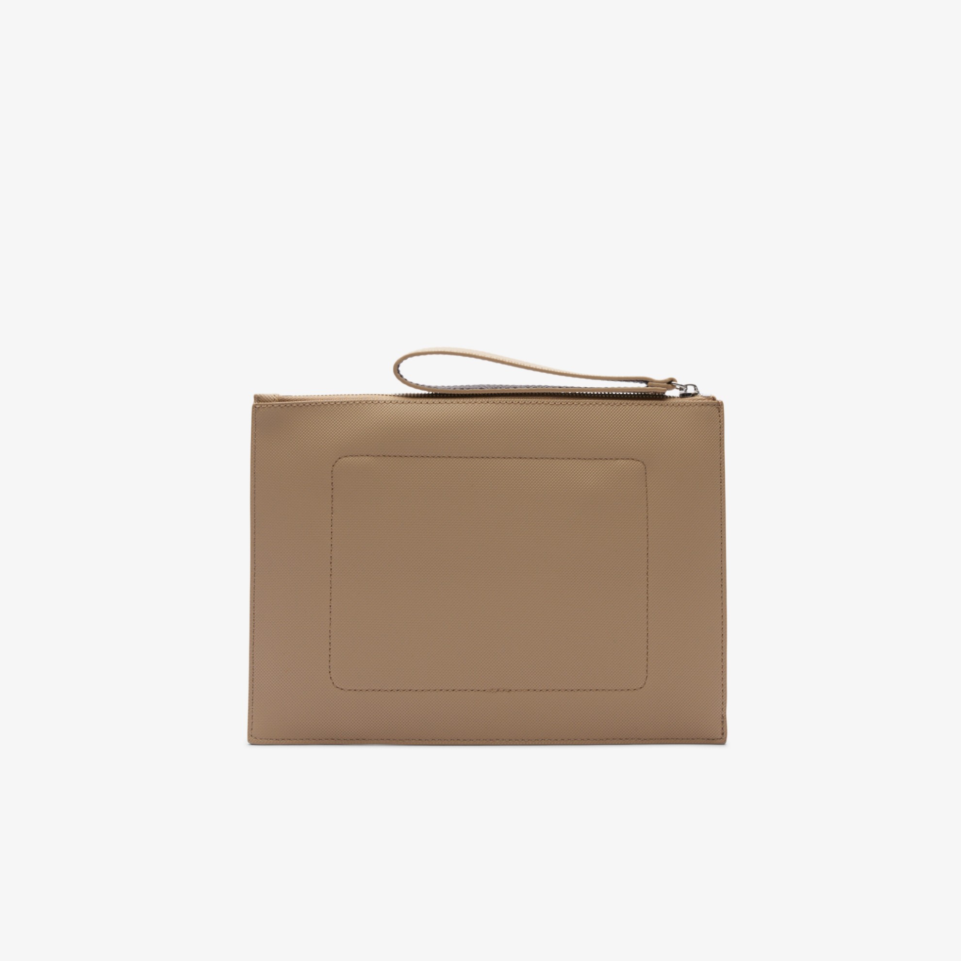 Εικόνα της Unisex Anna Coated Piqué Canvas Clutch με Φερμουάρ