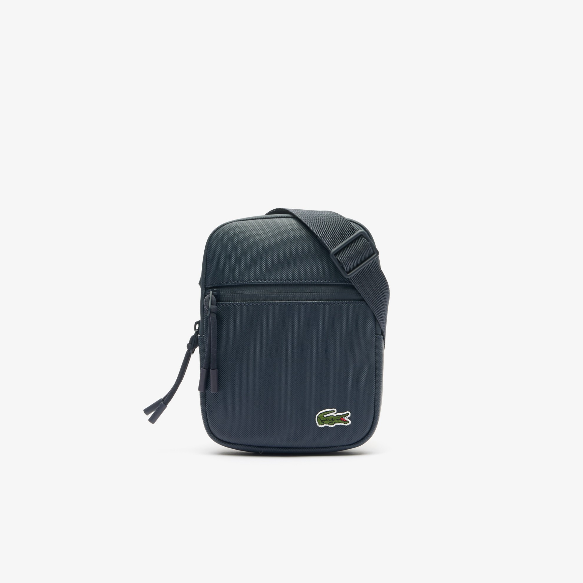 Εικόνα της Ανδρική LCST Coated Canvas Μικρή Flat Crossbody Τσάντα