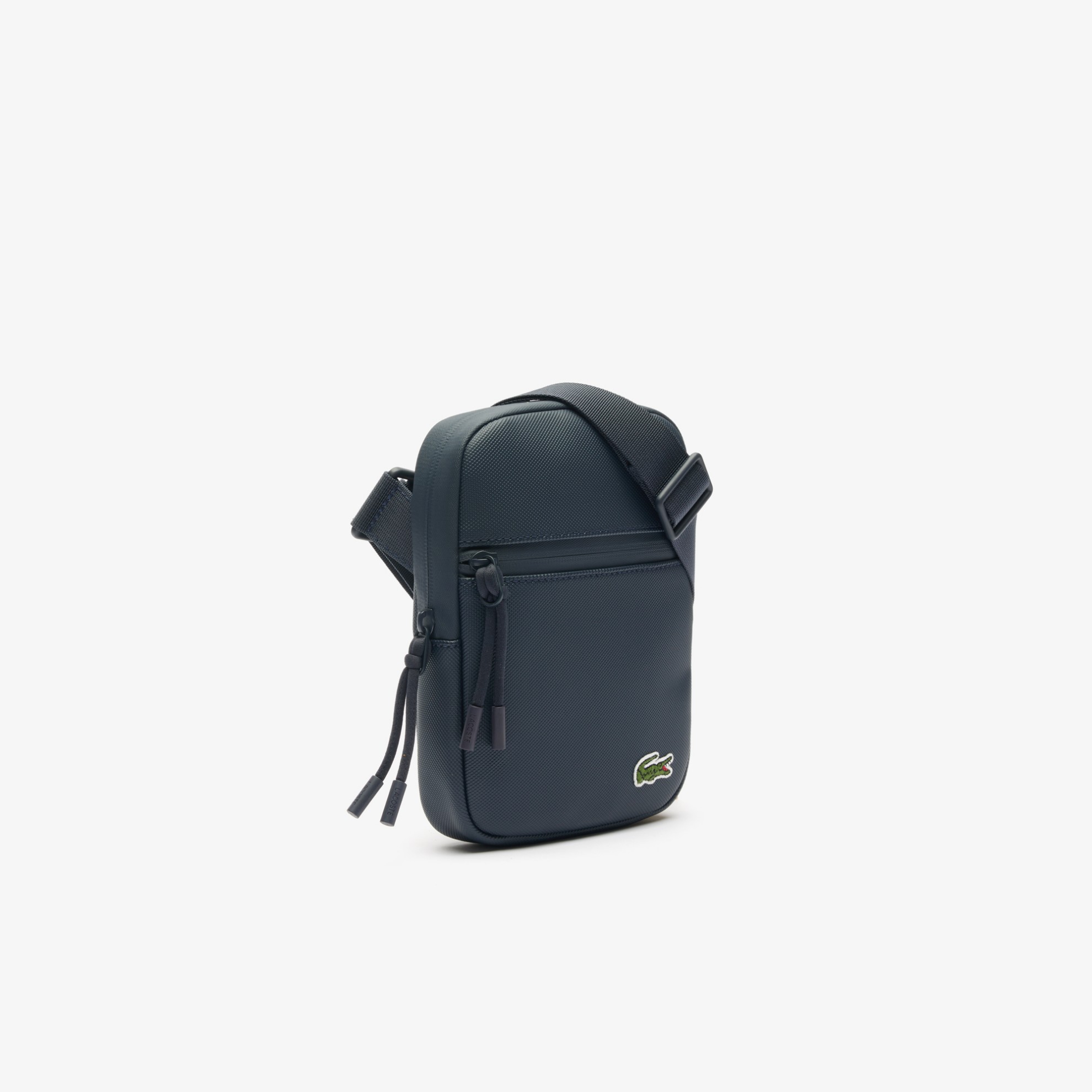 Εικόνα της Ανδρική LCST Coated Canvas Μικρή Flat Crossbody Τσάντα