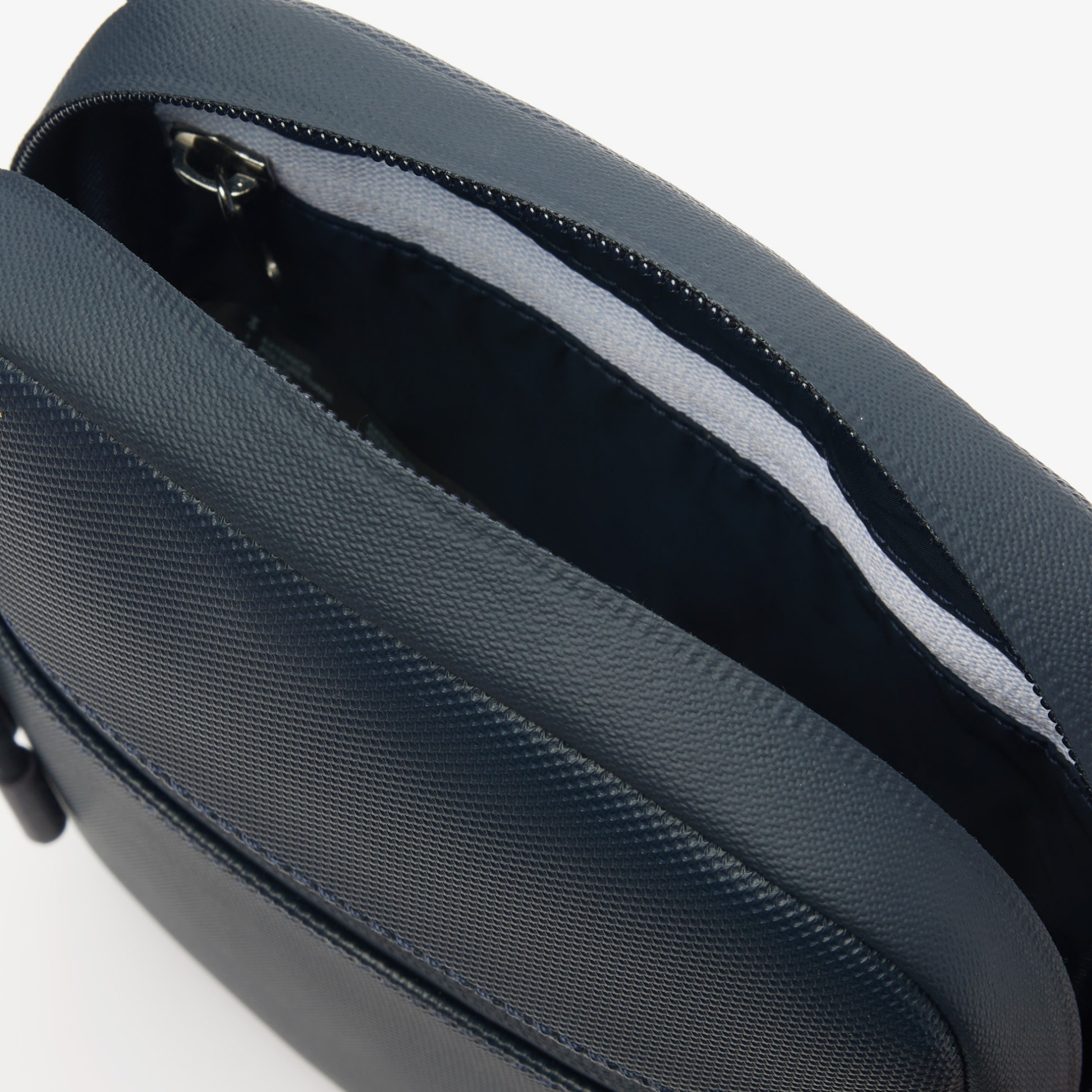Εικόνα της Ανδρική LCST Coated Canvas Μικρή Flat Crossbody Τσάντα