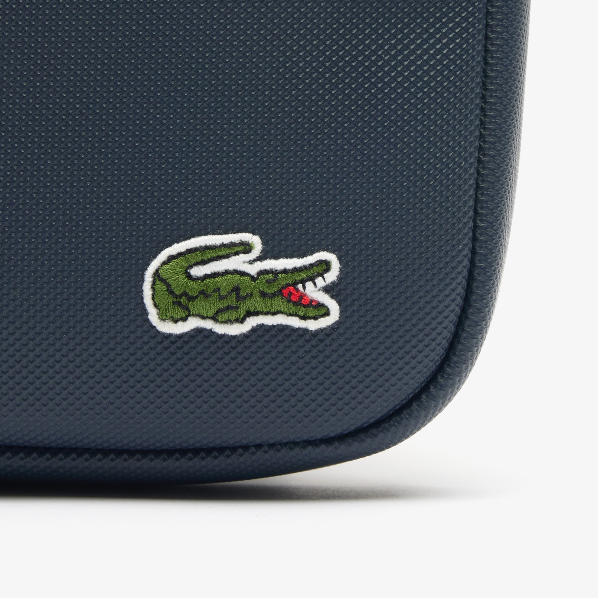Εικόνα της Ανδρική LCST Coated Canvas Μικρή Flat Crossbody Τσάντα