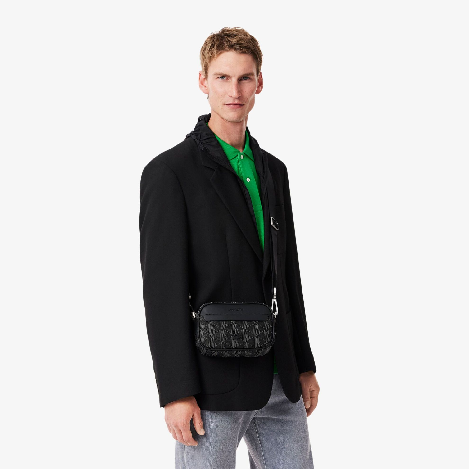 Εικόνα της Ανδρική The Blend Μικρή Flat Crossbody Τσάντα