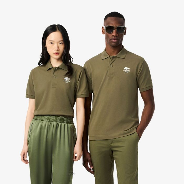 Εικόνα της Unisex Signature Print L.12.12 Polo Μπλούζα Classic Fit