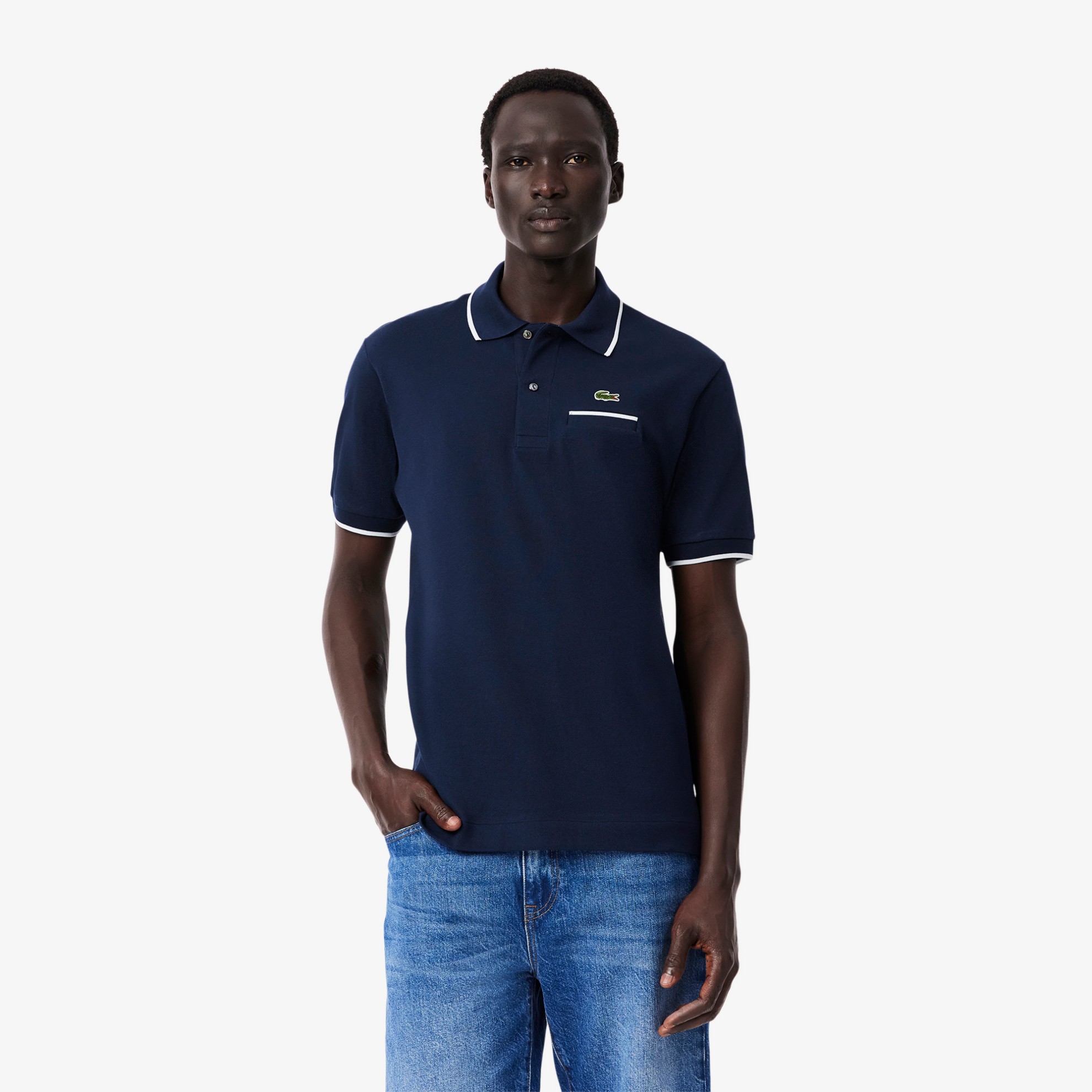 Εικόνα της Ανδρική Pocket Accent L.12.12 Polo Μπλούζα Classic Fit