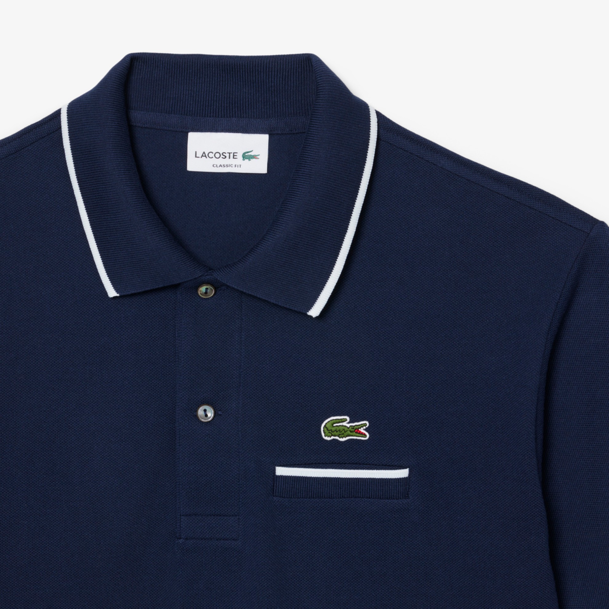 Εικόνα της Ανδρική Pocket Accent L.12.12 Polo Μπλούζα Classic Fit