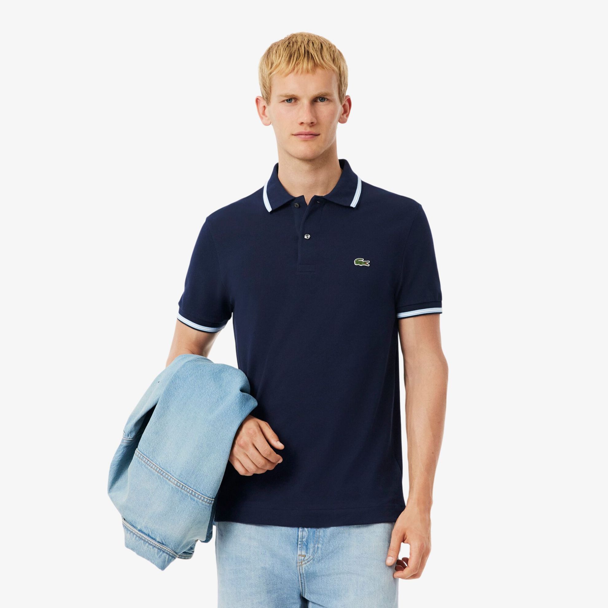 Εικόνα της Ανδρική Trim Accent L.12.12 Polo Μπλούζα Regular Fit