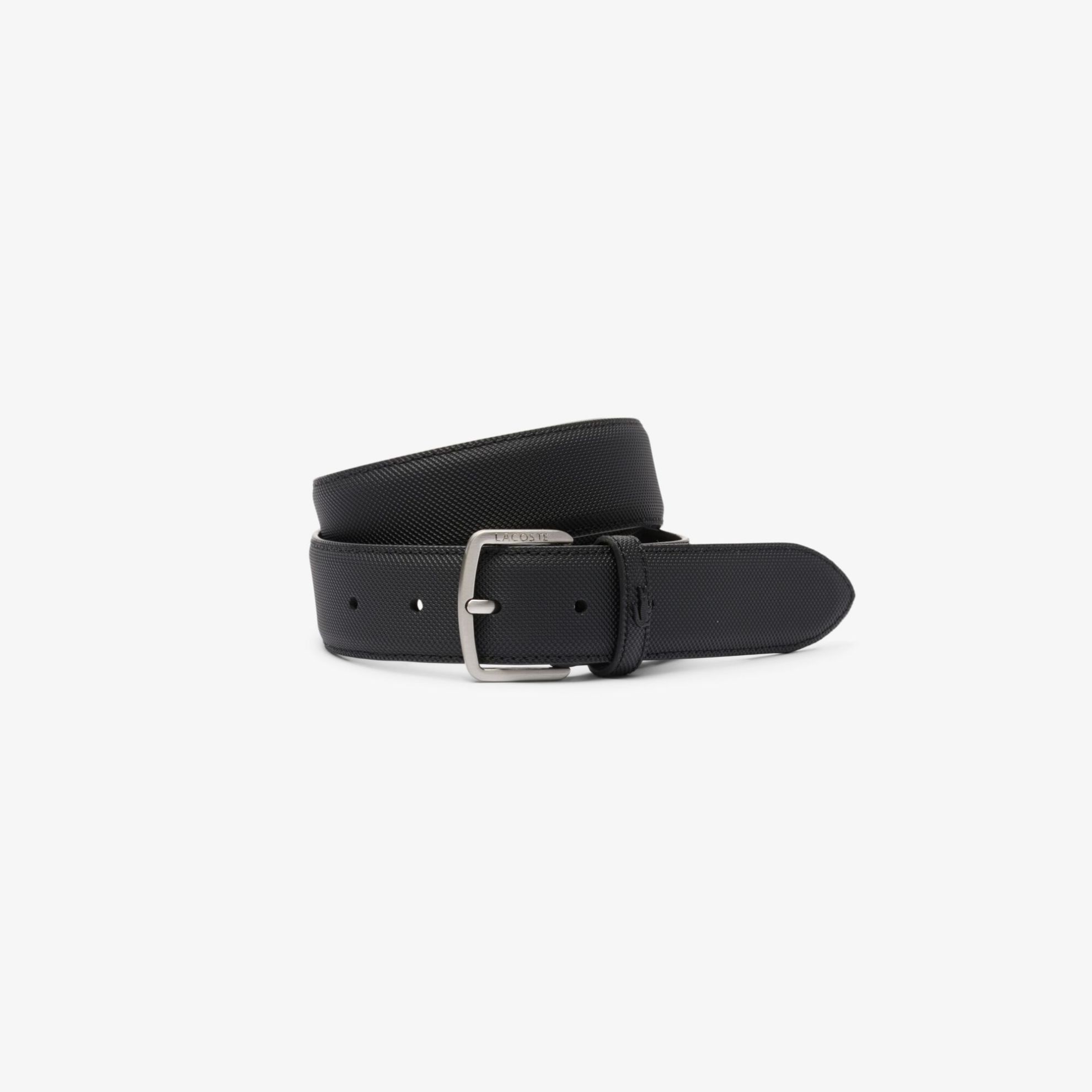 Εικόνα της Ανδρική Grained Leather Croc Accent Ζώνη