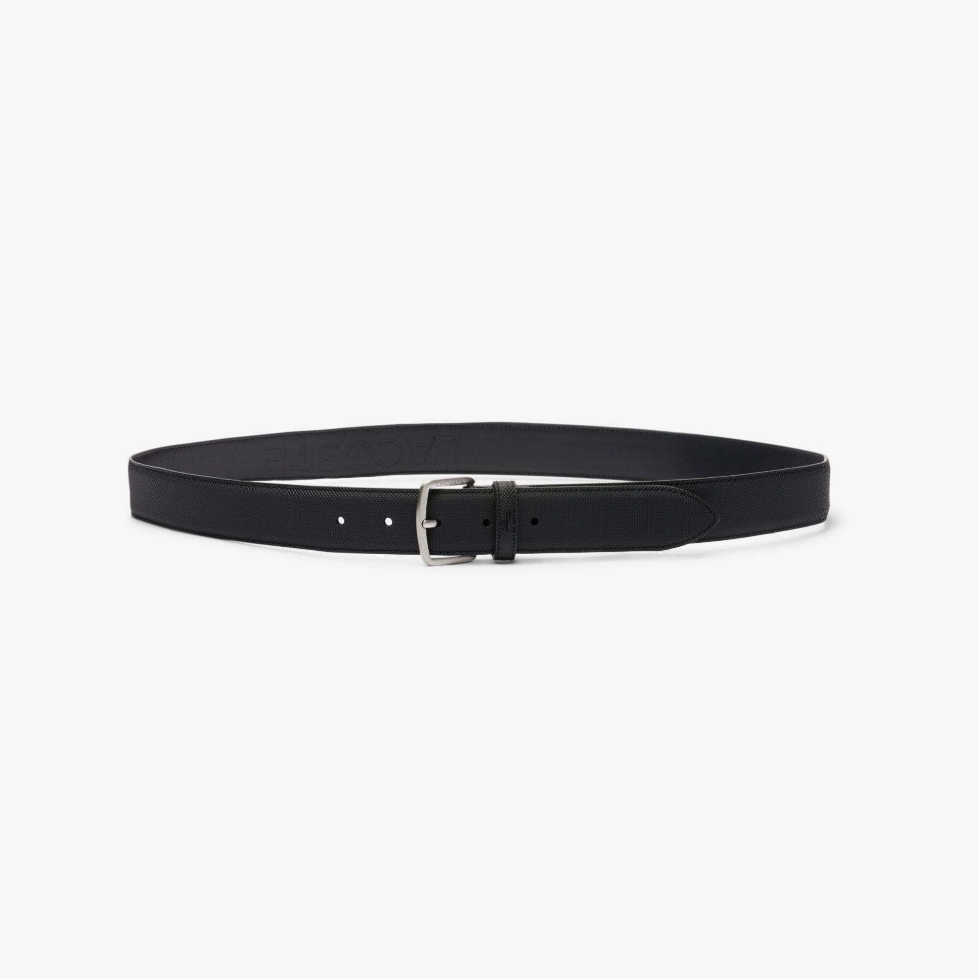 Εικόνα της Ανδρική Grained Leather Croc Accent Ζώνη