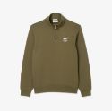 Unisex High Neck Zip-Up Print Φούτερ