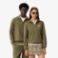Εικόνα της Unisex High Neck Zip-Up Print Φούτερ