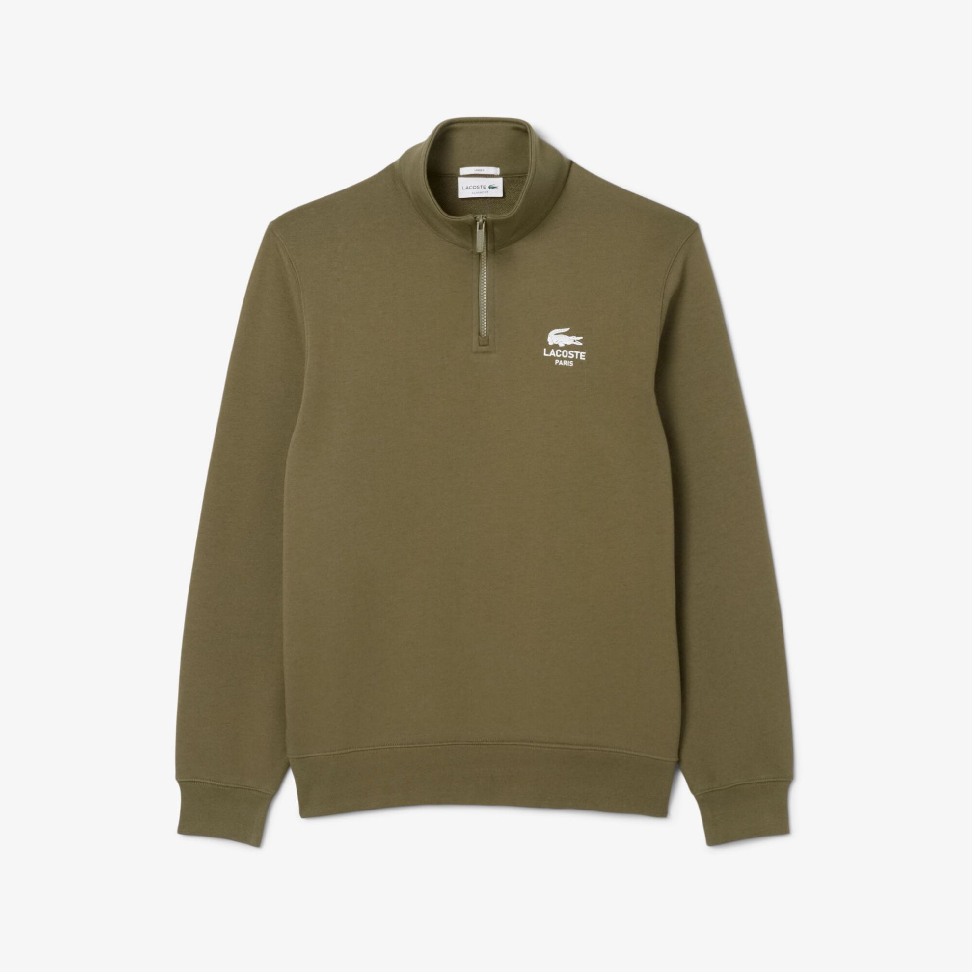 Εικόνα της Unisex High Neck Zip-Up Print Φούτερ