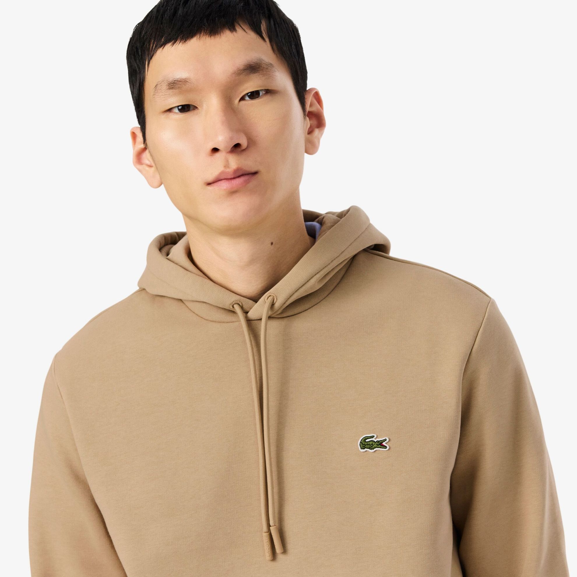 Εικόνα της Ανδρικό Lacoste Βαμβακερό Jogger Φούτερ με Κουκούλα