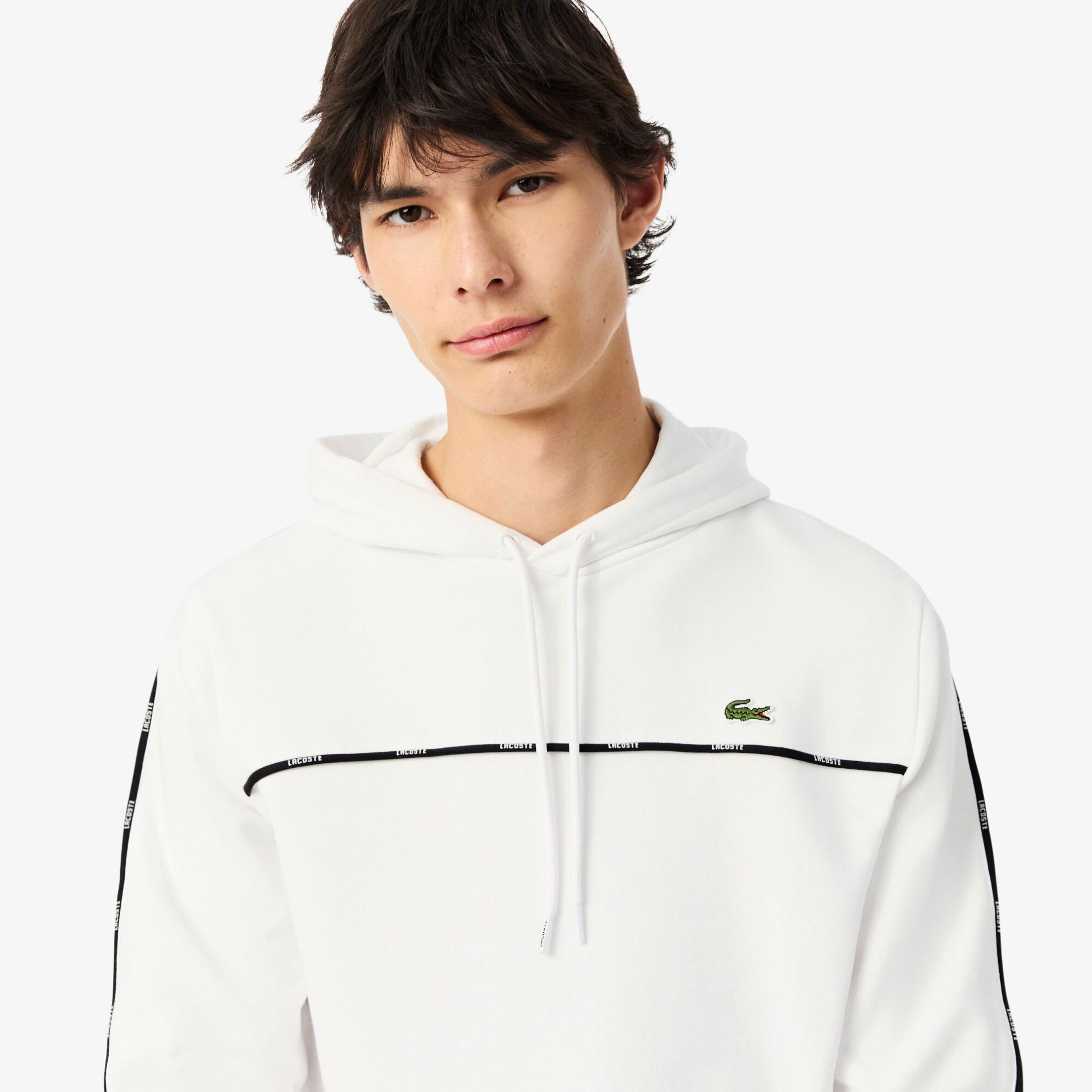 Εικόνα της Ανδρικό Logo Stripe Φούτερ Classic Fit