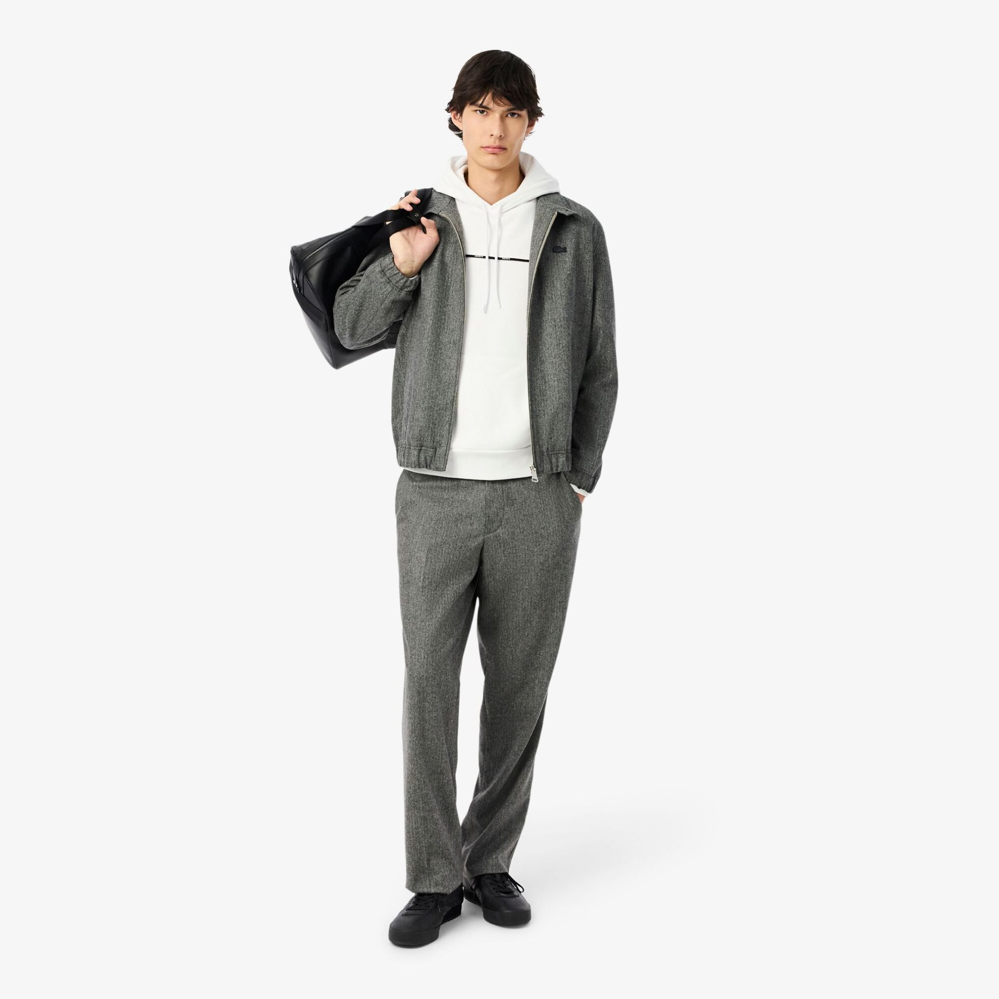 Εικόνα της Ανδρικό Logo Stripe Φούτερ Classic Fit