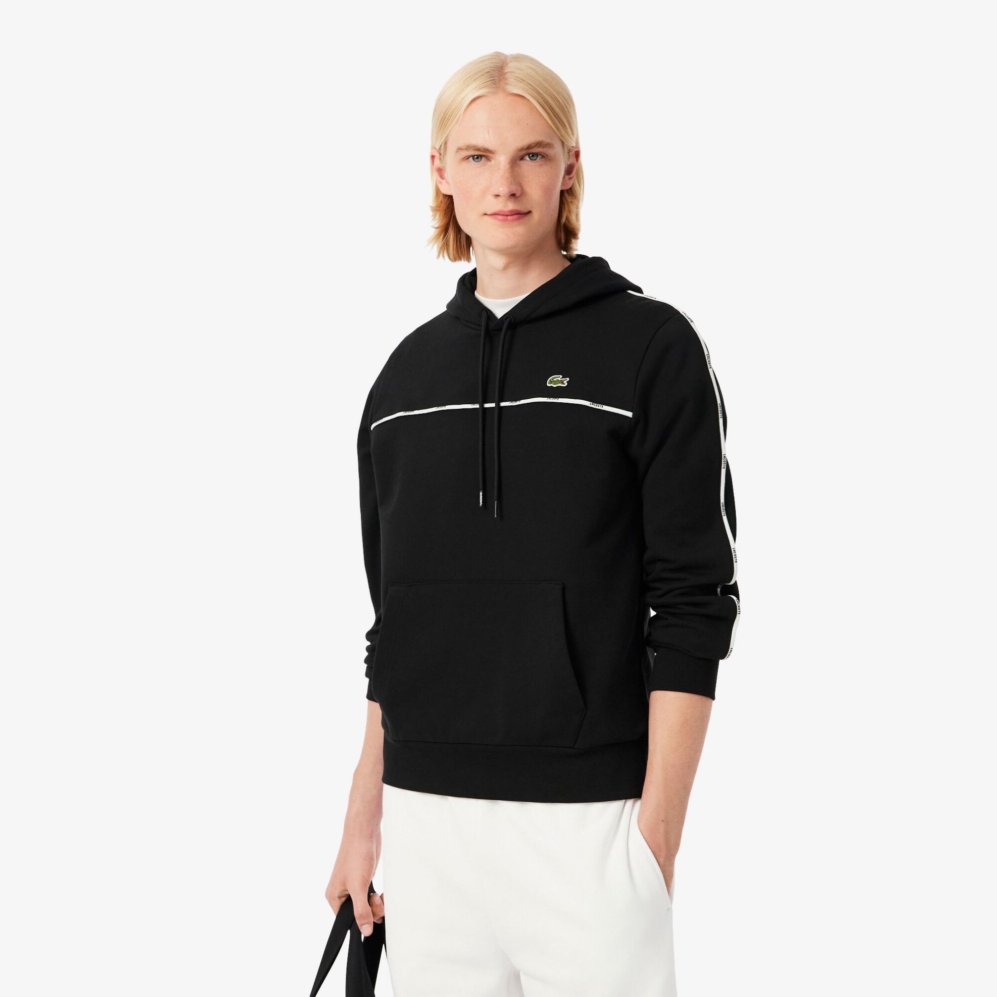 Εικόνα της Ανδρικό Logo Stripe Φούτερ Classic Fit