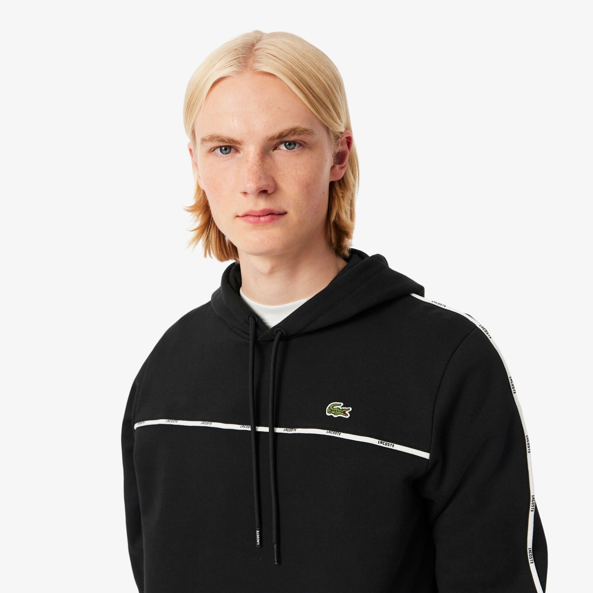 Εικόνα της Ανδρικό Logo Stripe Φούτερ Classic Fit