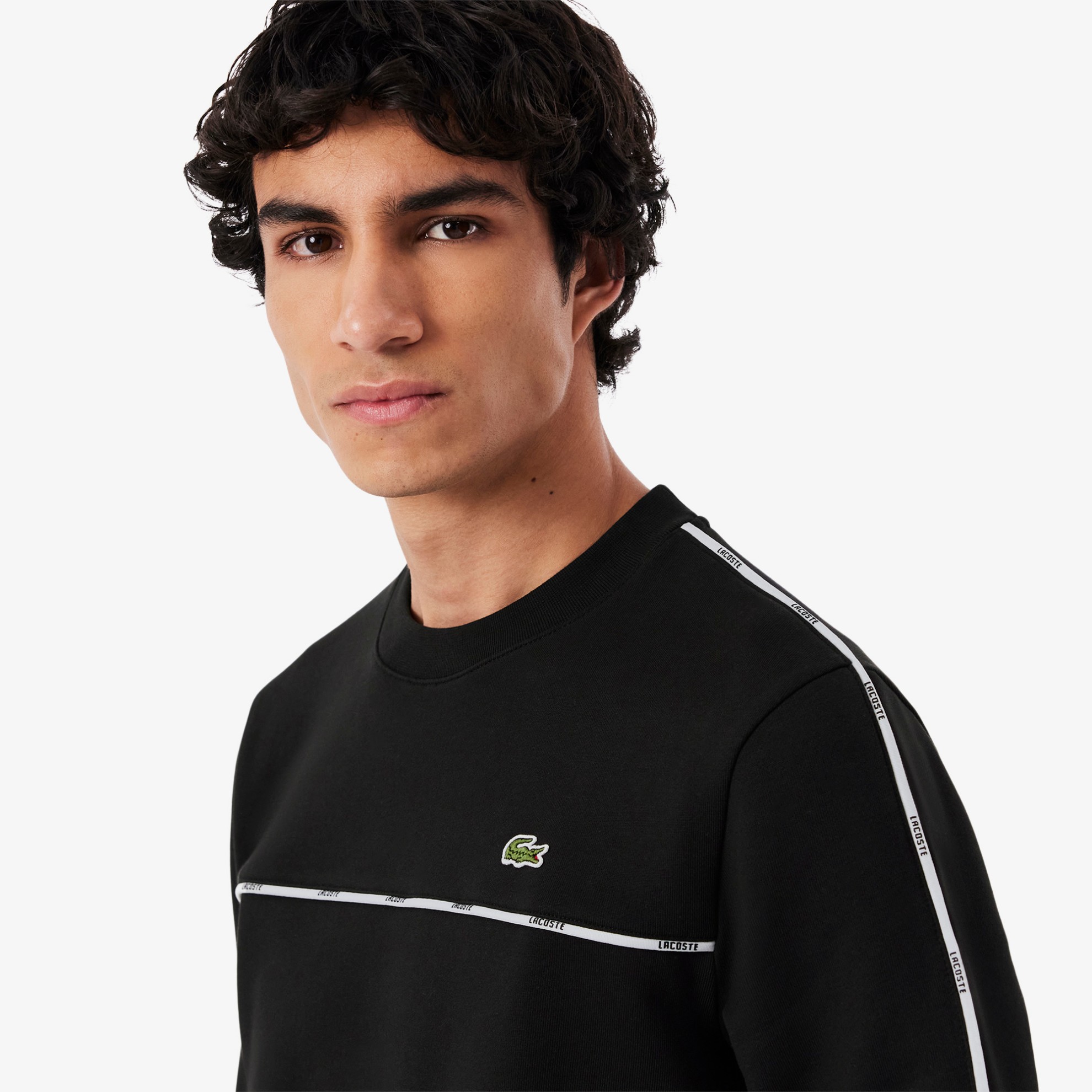 Εικόνα της Ανδρικό Logo Trim Fleece Φούτερ