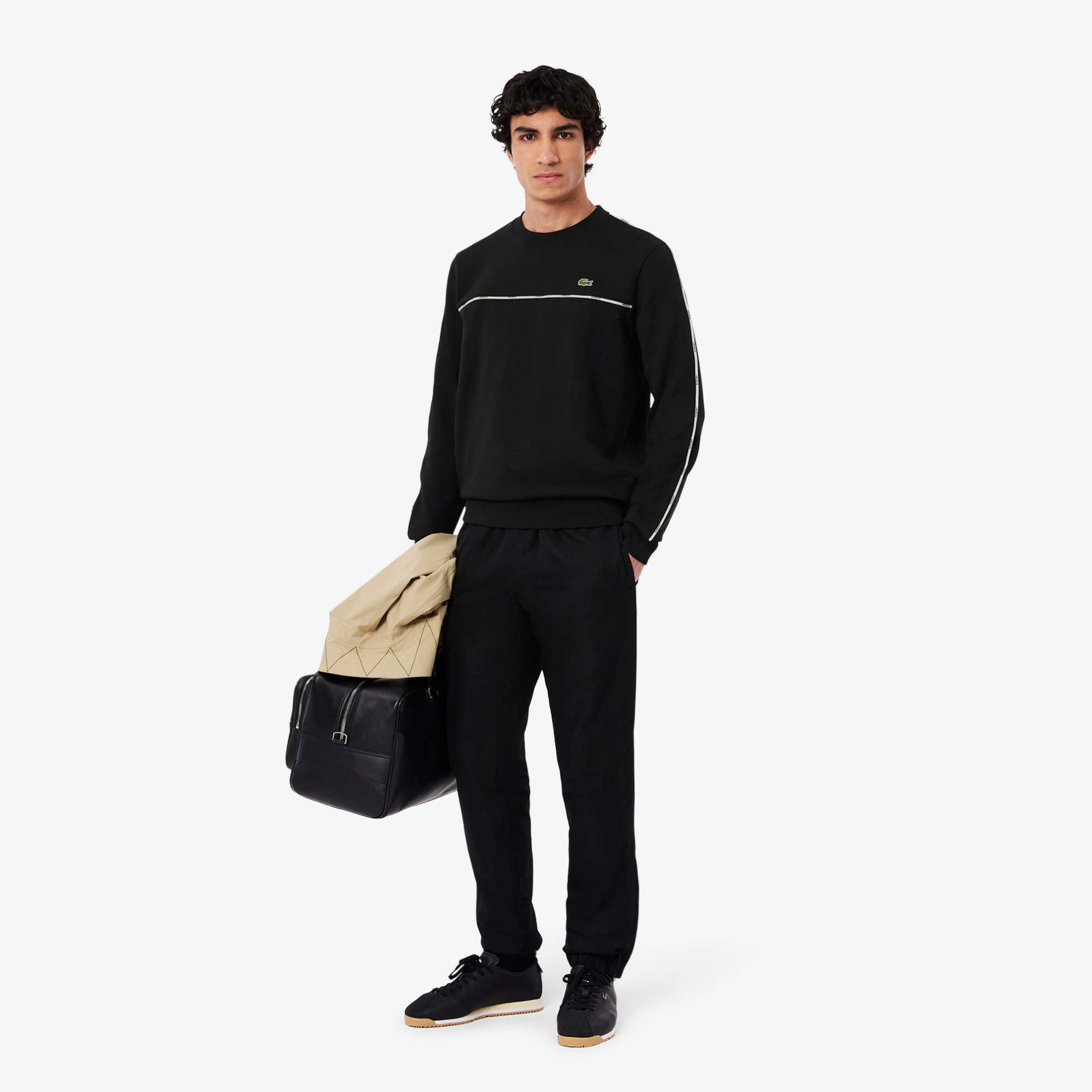 Εικόνα της Ανδρικό Logo Trim Fleece Φούτερ