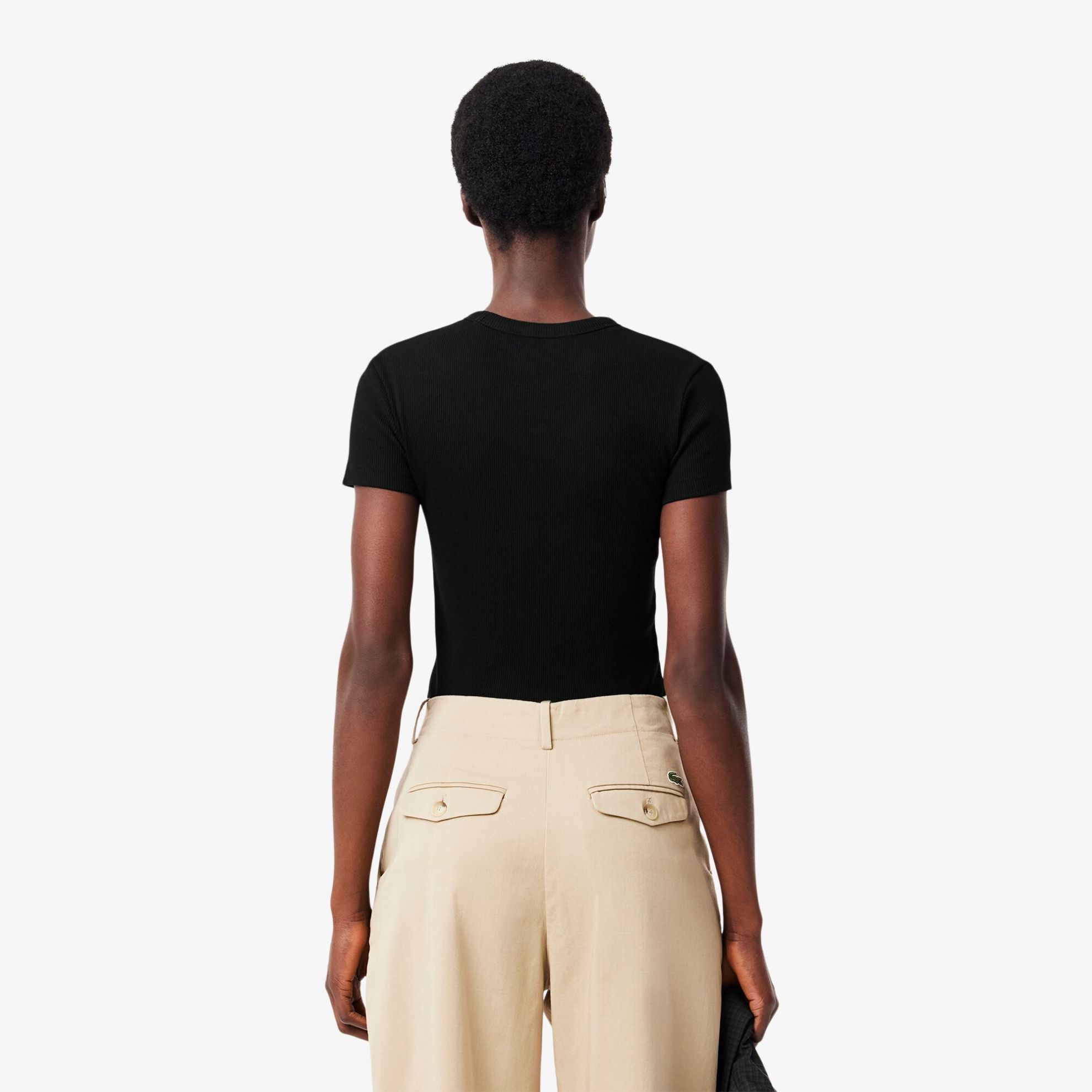Εικόνα της Γυναικείο T-shirt Slim Fit από Οργανικό Βαμβάκι