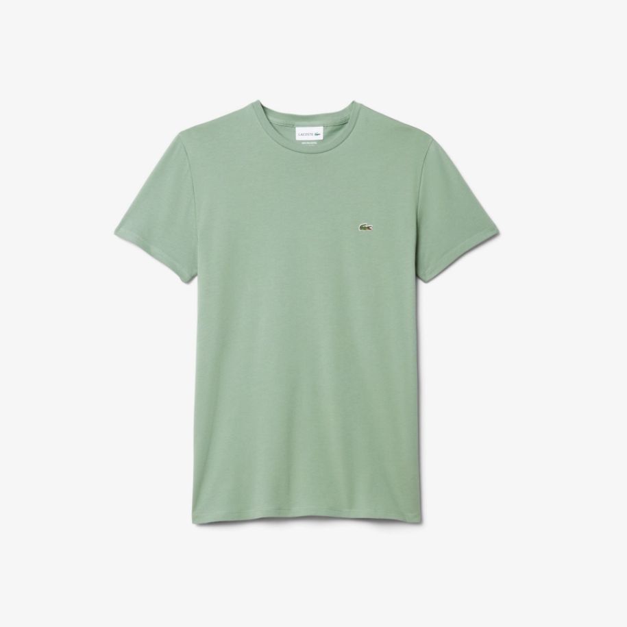 Εικόνα της Ανδρικό T-shirt Pima Cotton Jersey με Λαιμόκοψη