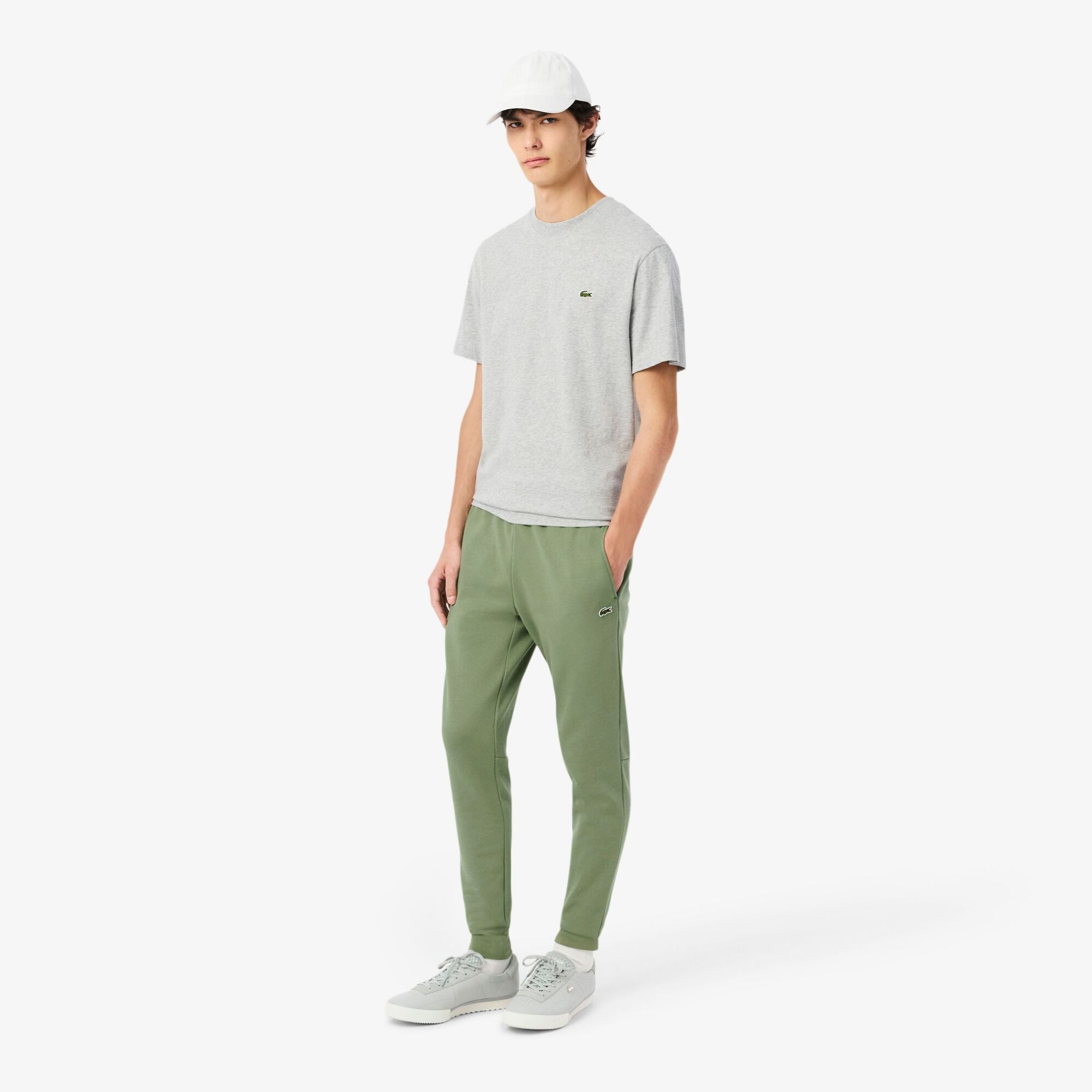 Εικόνα της Ανδρικό Βαμβακερό Fleece Jogger Παντελόνι Φόρμας