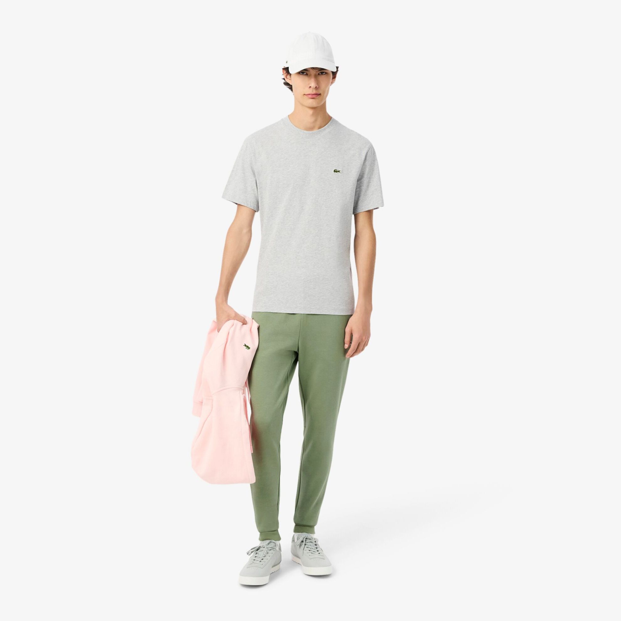 Εικόνα της Ανδρικό Βαμβακερό Fleece Jogger Παντελόνι Φόρμας
